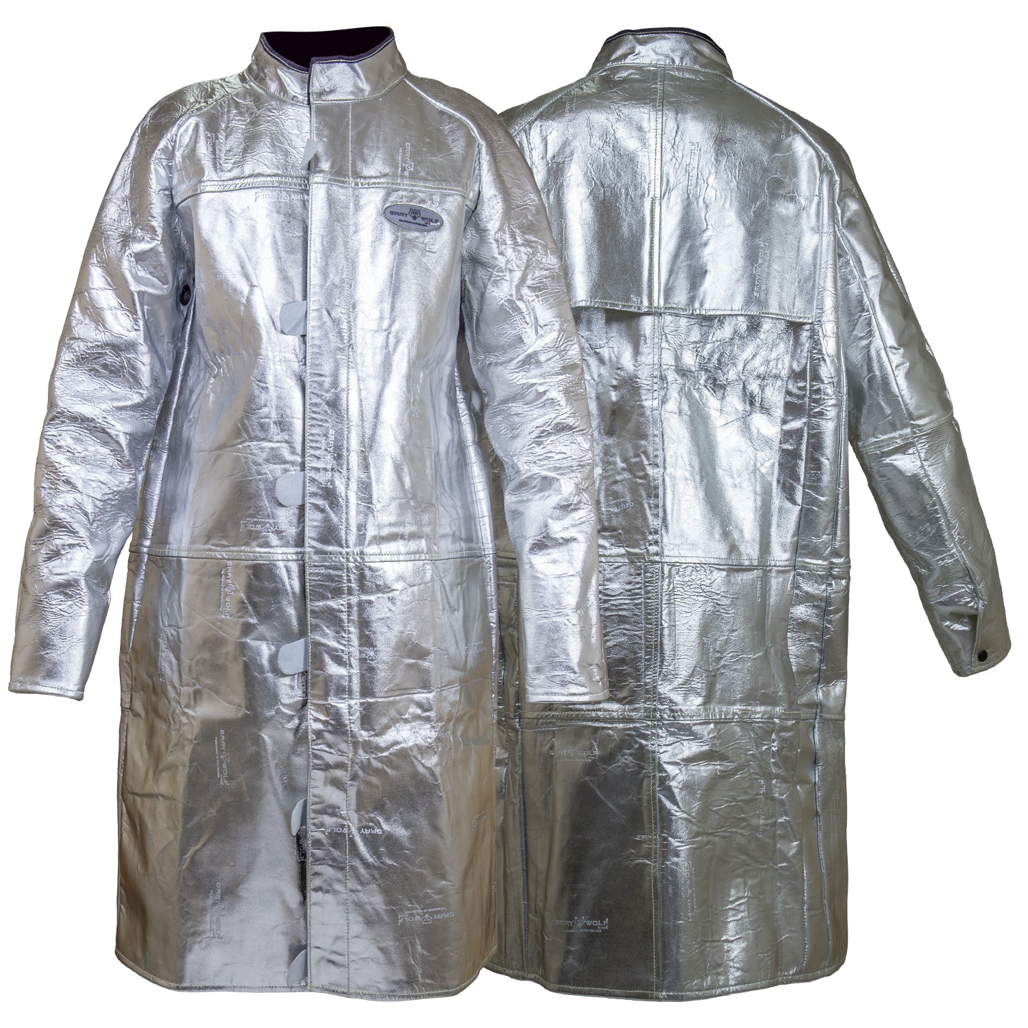 Graywolf Aluminized Kevlar Leather Welding Jacket/Welding Coat