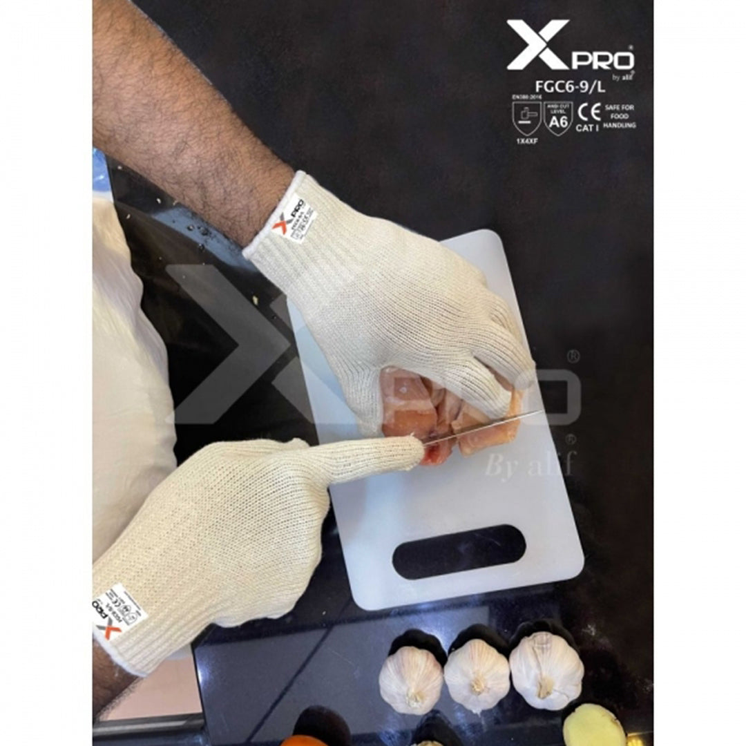 XPRO FGC6 Cut Resistant Gloves – Safe for Food Handling and High Performance