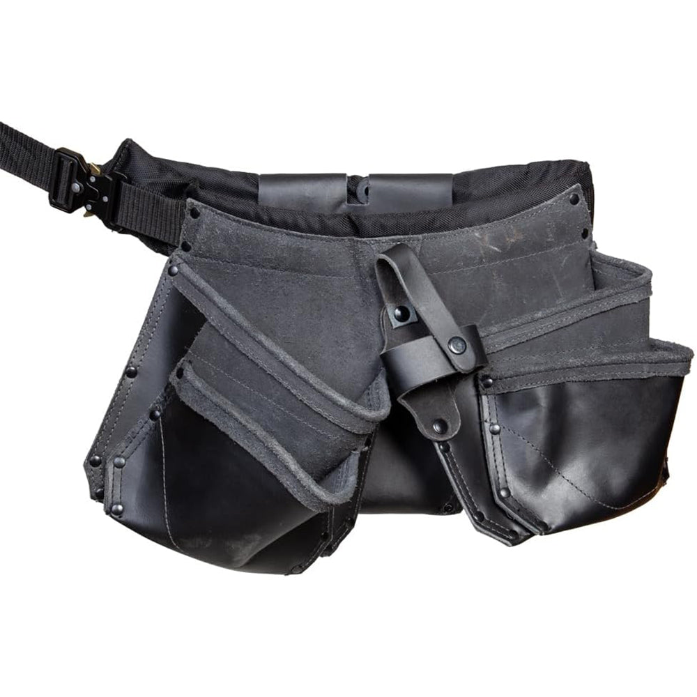 Graywolf Premium Leather Tool Belt for Carpenters and Framers – Durable Tool Rig with Pouches and Tool Bags for Construction and Roofing | DIY