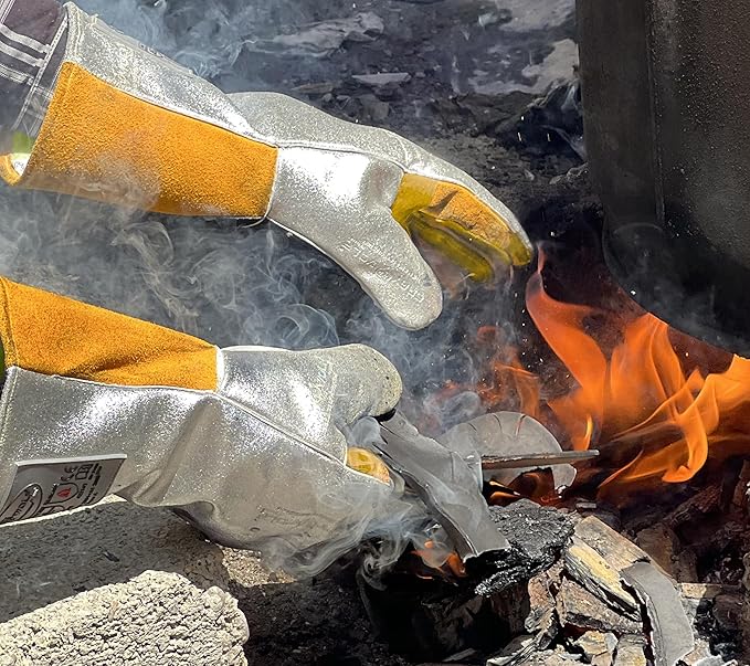 GRAYWOLF® Aluminized Molten Metal & Heat Resistant Safety Glove-RSAFE GW7500ACSC5