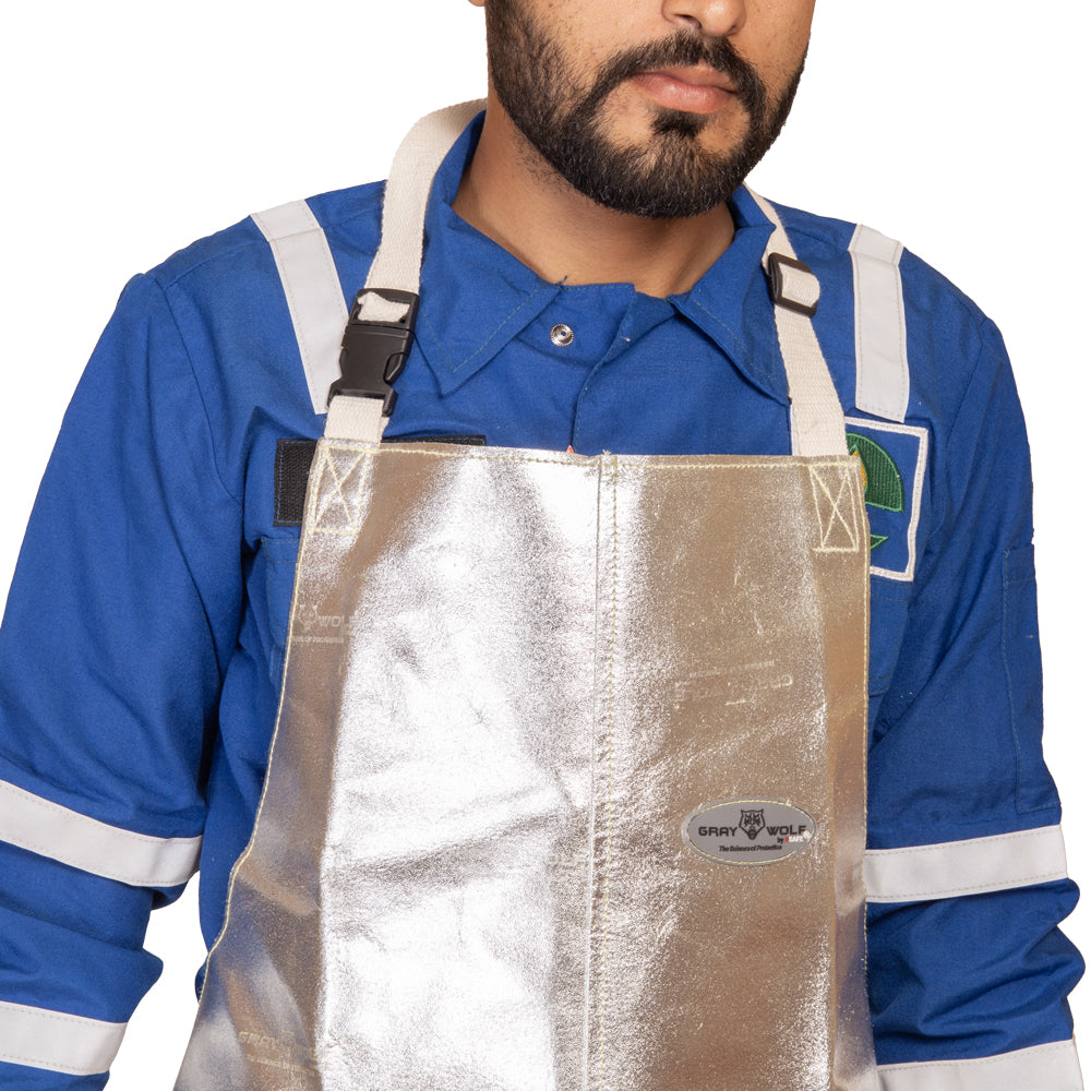 Aluminized Molten Metal & Heat Resistant Safety Apron