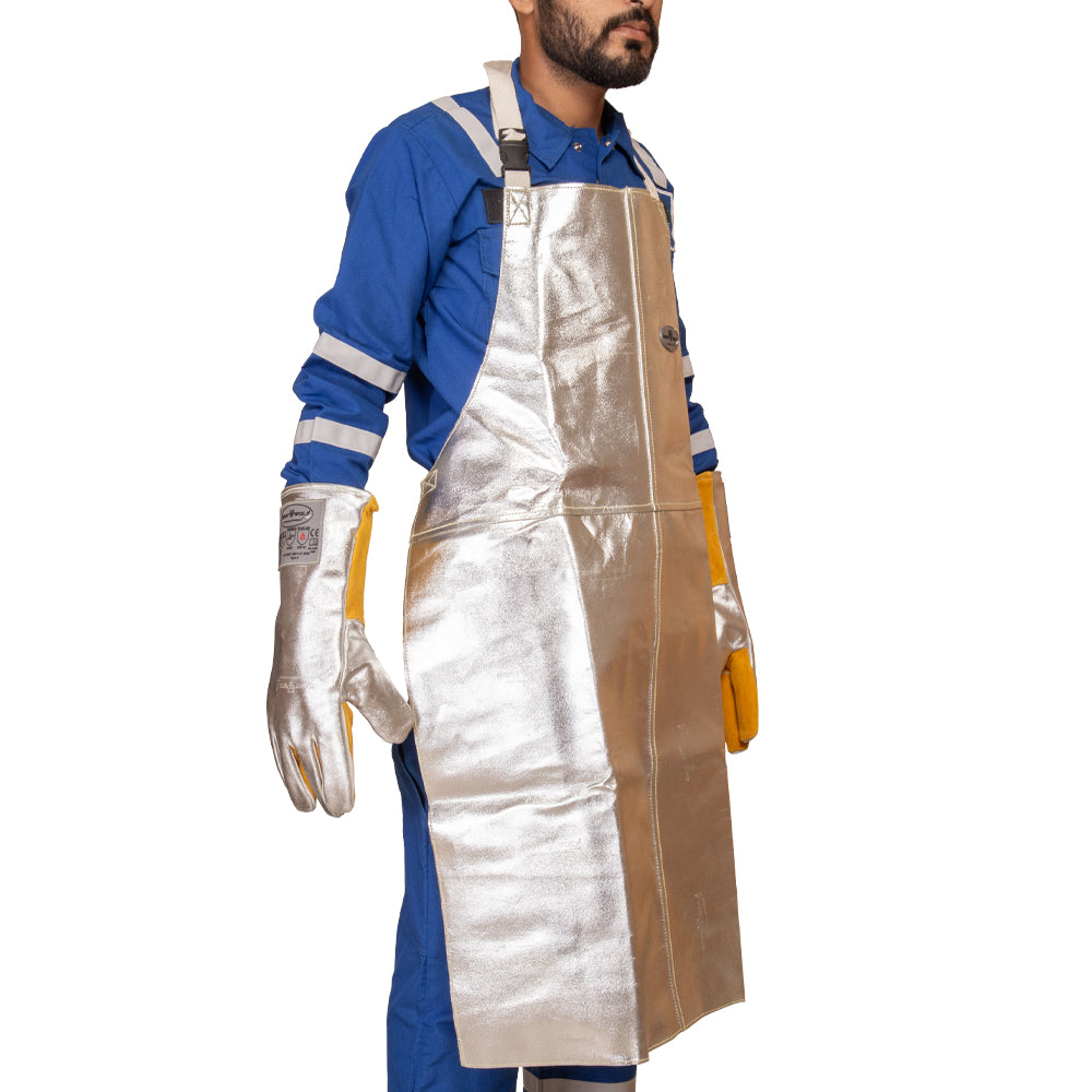 Aluminized Molten Metal & Heat Resistant Safety Apron