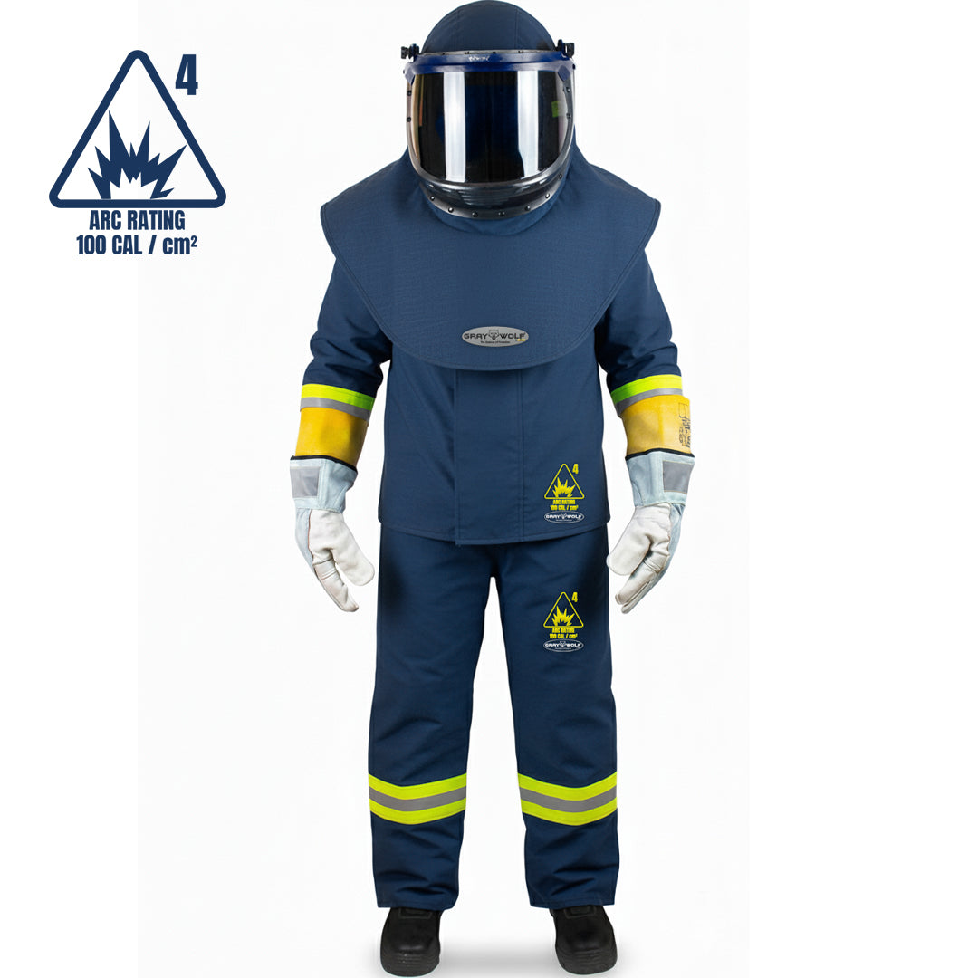 Arc Racing Suit GRAYWOLF® Electric Arc Suit 100 CAL – Ultimate Protection for Extreme ...