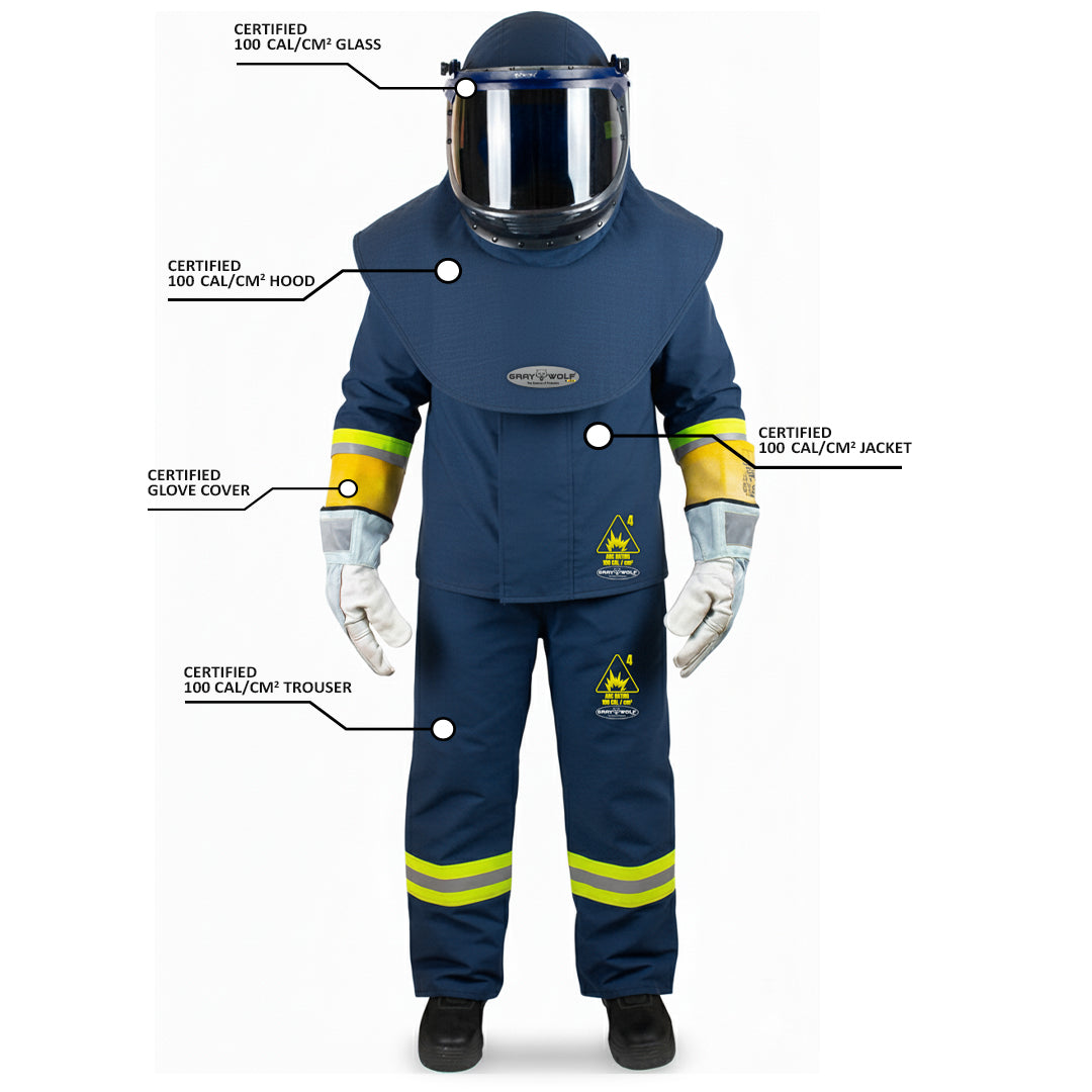GRAYWOLF® Electric Arc Suit 100 CAL – Ultimate Protection for Extreme Electrical Arc Hazards