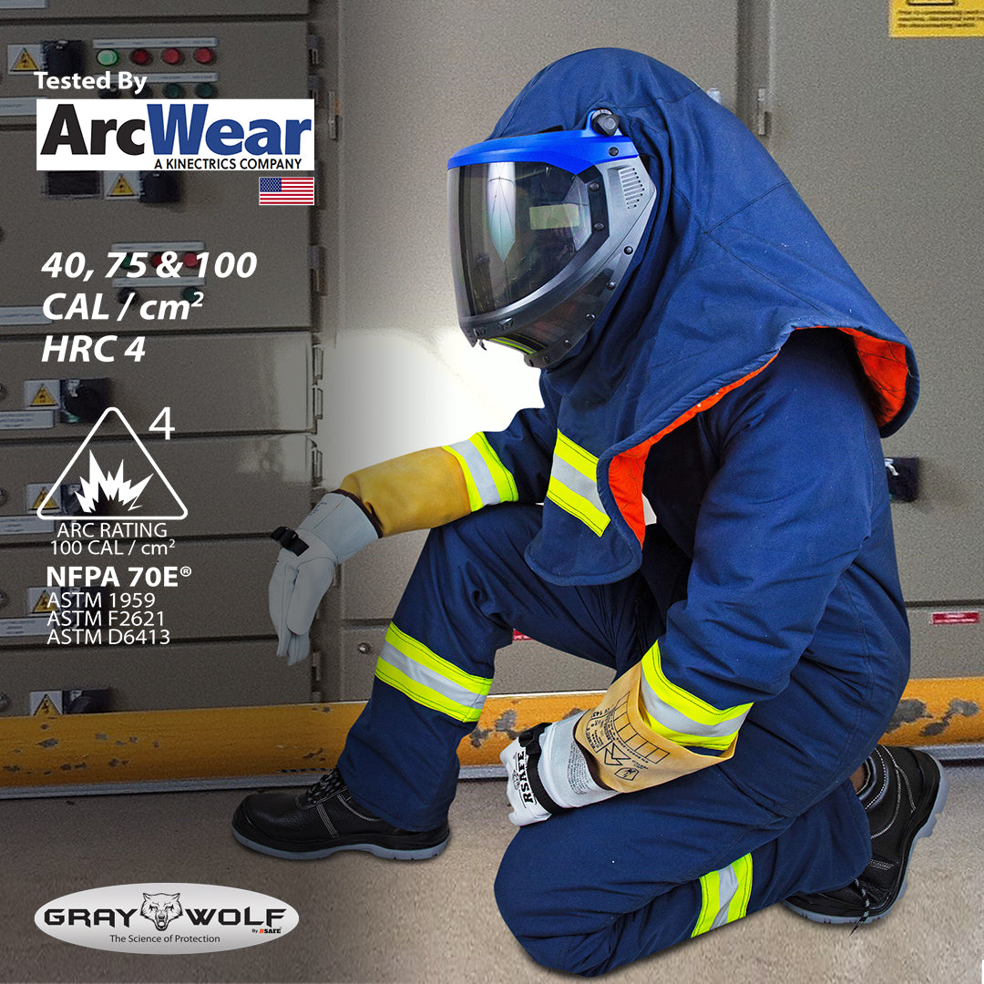 GRAYWOLF® Electric Arc Suit 40 CAL – Ultimate Protection for Electrical Arc Hazards