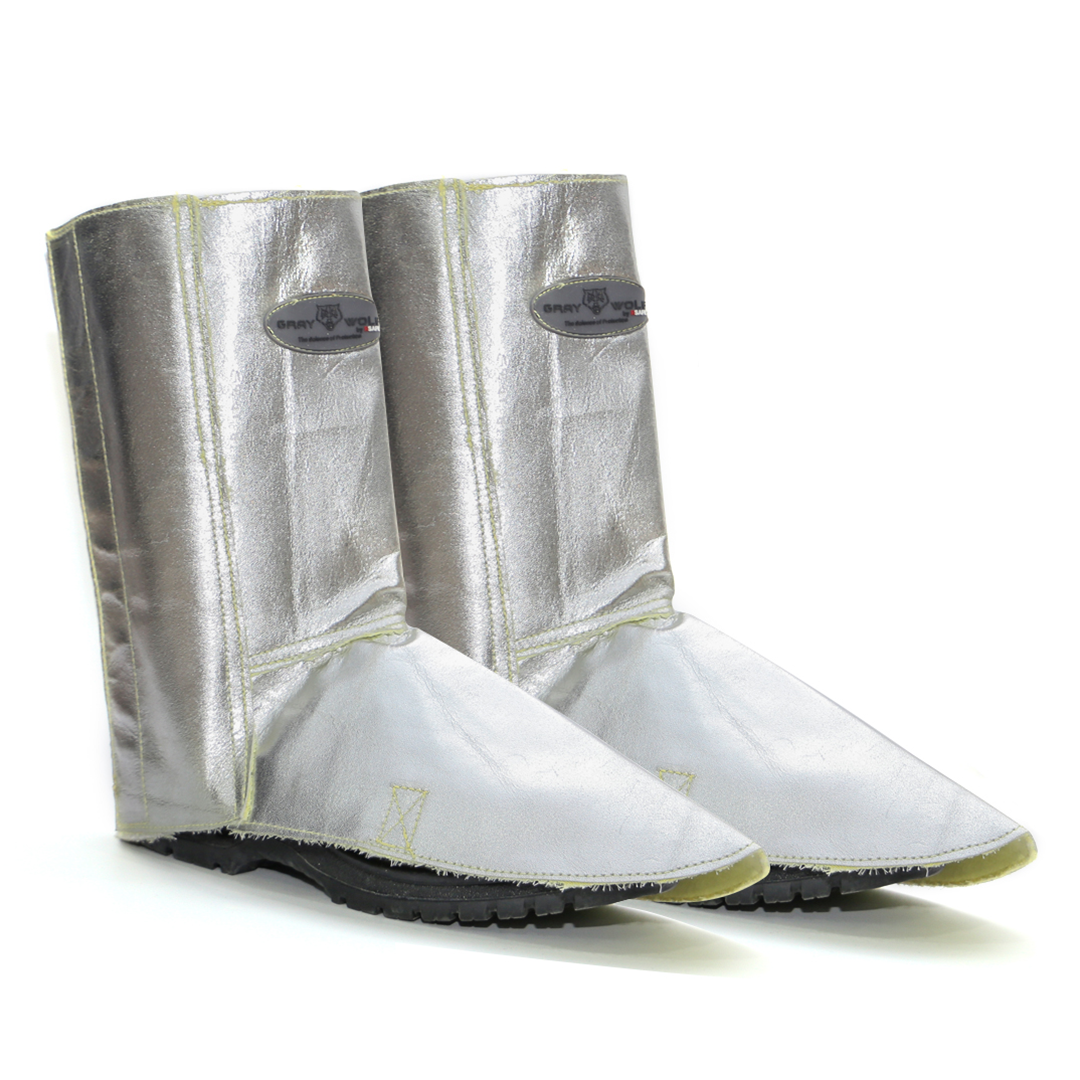 Aluminized Molten Metal & Heat Resistant Safety Shoe Cover