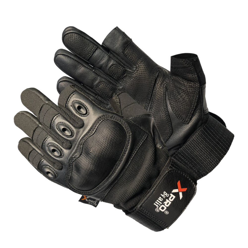 XPRO® OctoXgrip Shooter Gloves – Durable Goatskin Tactical Shooting Gloves with Reinforced Grip & Comfort Fit