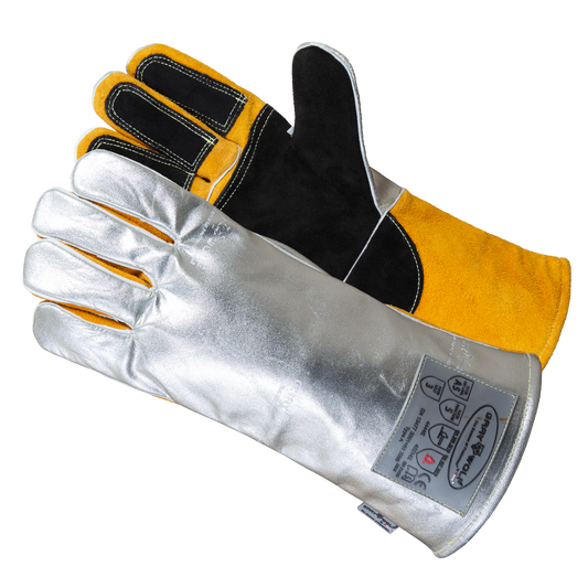 GRAYWOLF® Aluminized Molten Metal & Heat Resistant Safety Glove-RSAFE GW7500ACSDRC5