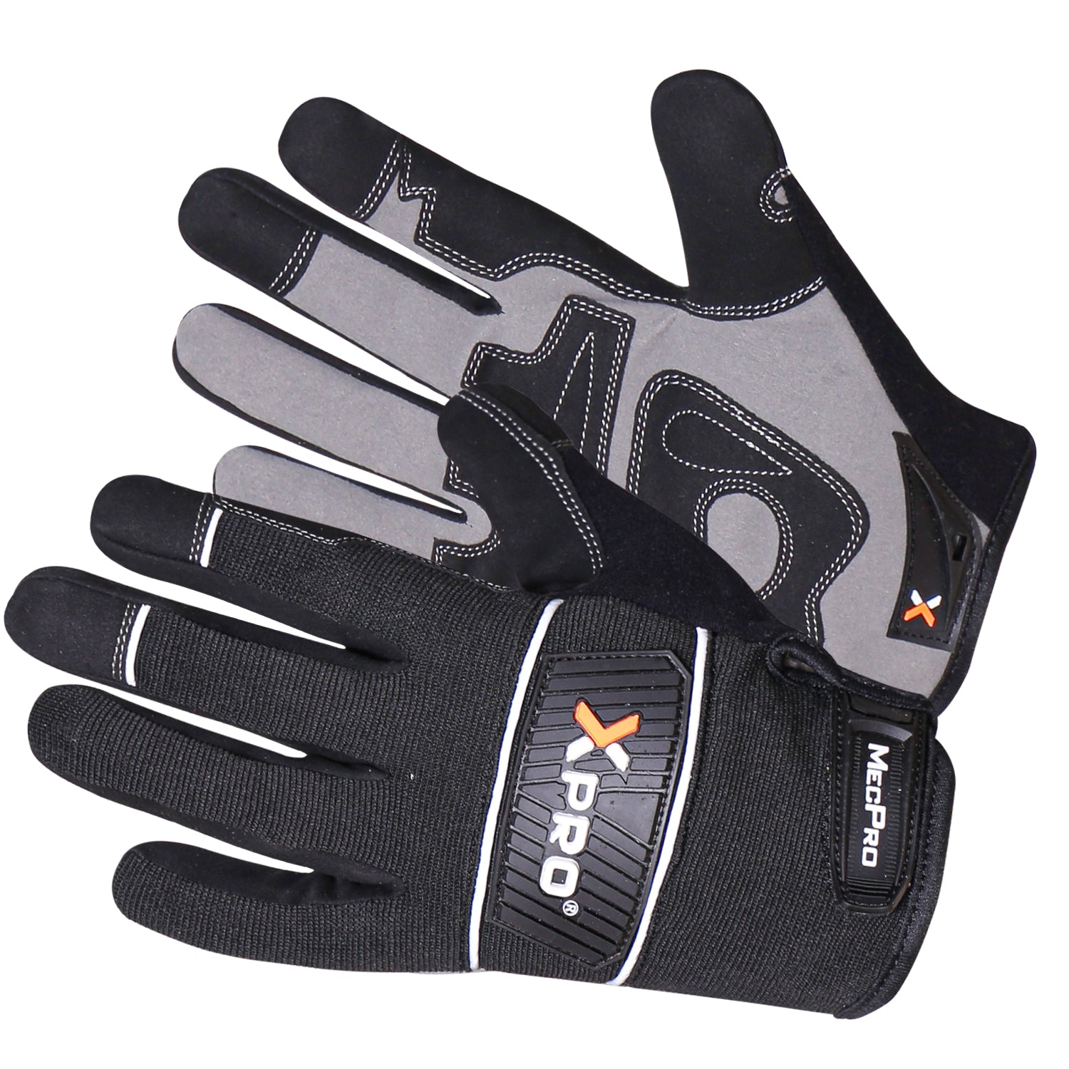 XPRO 25UWG General Utility Work Gloves, Heavy Duty Reinforced Palm, Knuckle Protection, Breathable & Machine Washable, touchscreen functionality for Men & Women